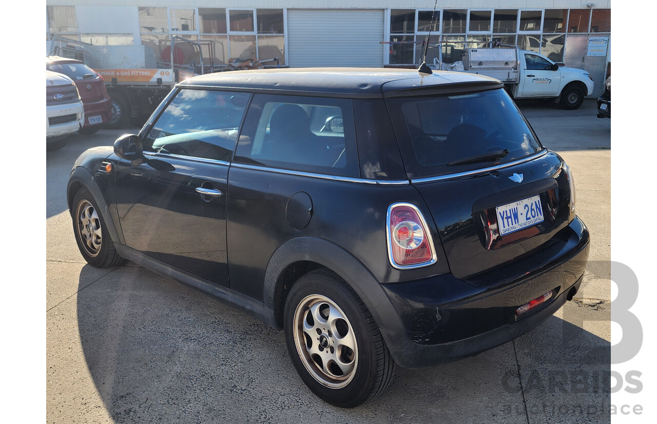 02/2012 Mini Cooper  R56 MY12 2d Hatchback Black 1.6L