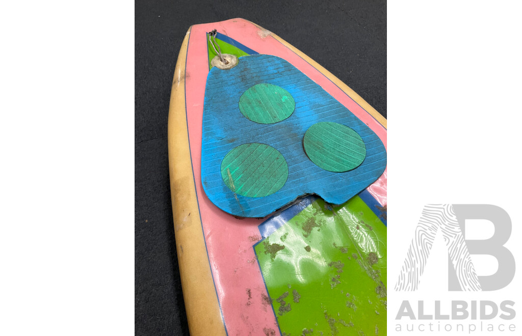 Vintage '80s SKIPP Surfboard  