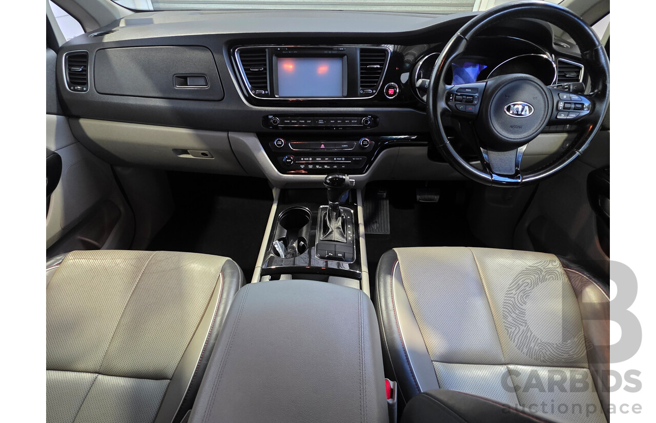 8/2015 Kia Carnival SLi YP MY16 4d Wagon Blue 3.3L