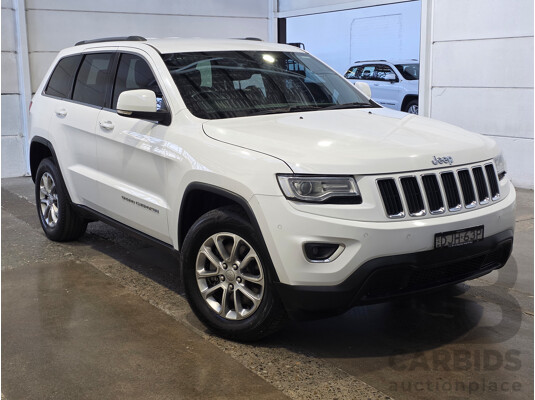 9/2016 Jeep Grand Cherokee Laredo (4x4) WK MY15 4d Wagon White 3.6L
