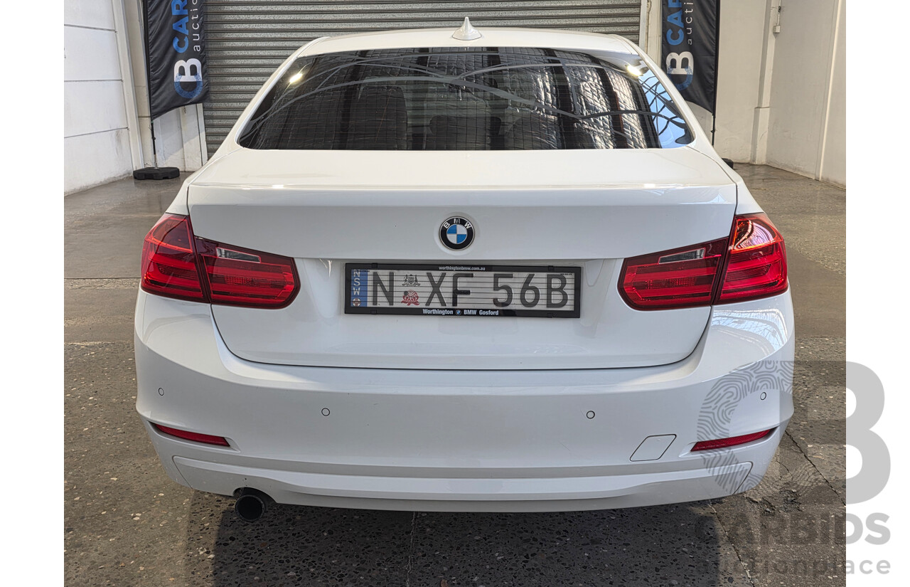 5/2013 BMW 316i (RWD) F30 4d Sedan White 1.6L