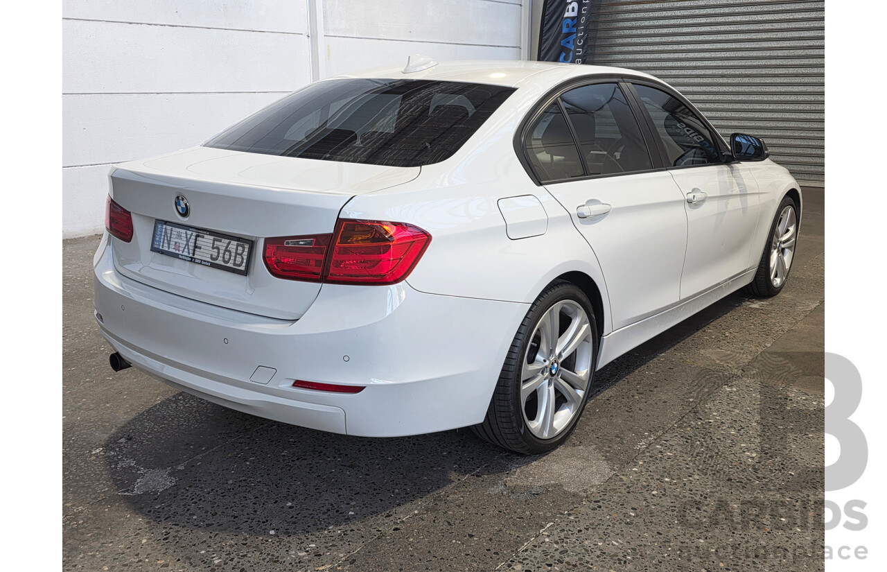 5/2013 BMW 316i (RWD) F30 4d Sedan White 1.6L