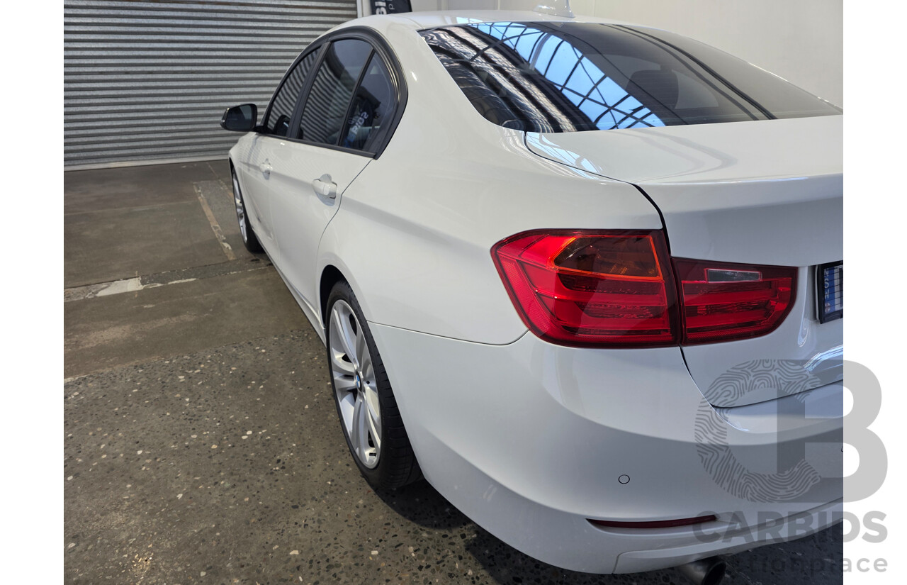 5/2013 BMW 316i (RWD) F30 4d Sedan White 1.6L