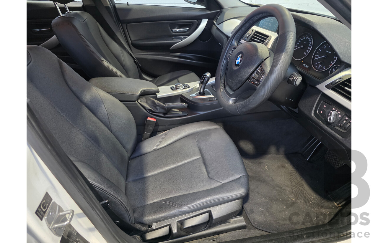 5/2013 BMW 316i (RWD) F30 4d Sedan White 1.6L