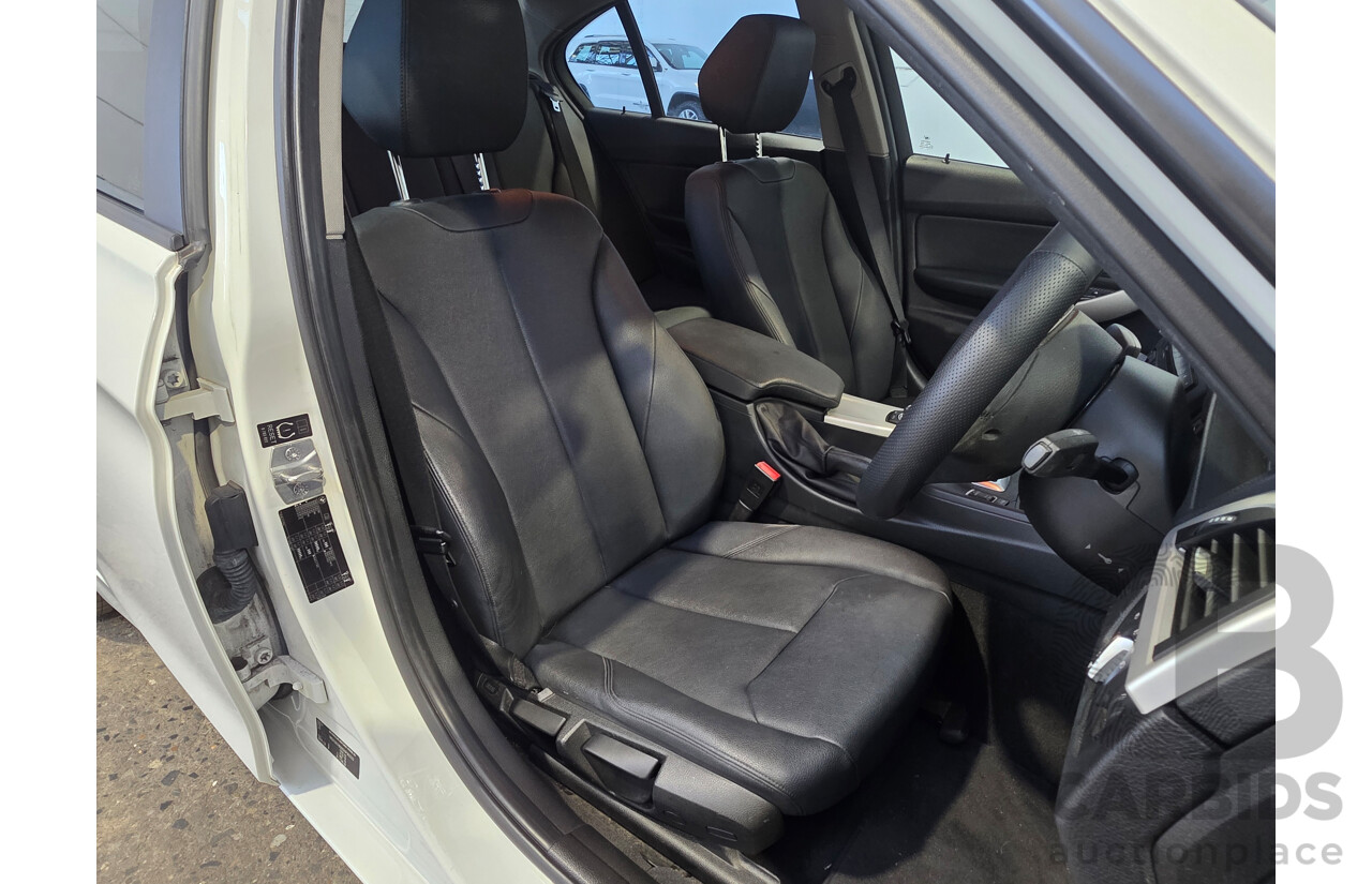 5/2013 BMW 316i (RWD) F30 4d Sedan White 1.6L