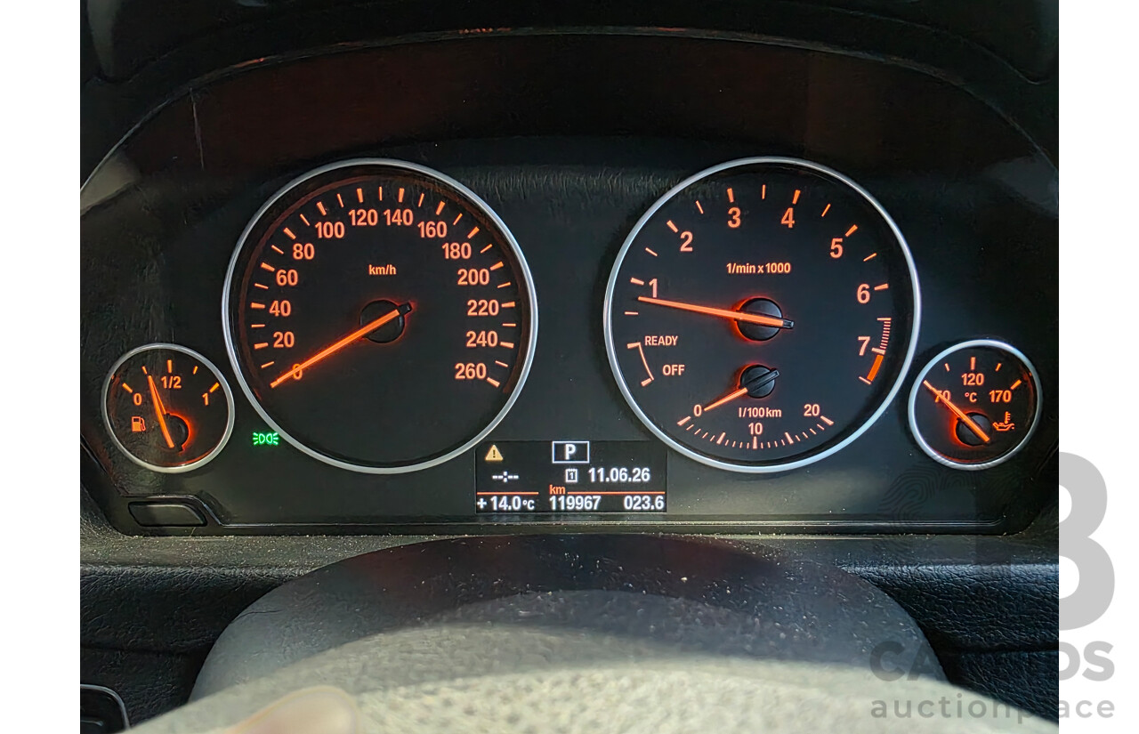 5/2013 BMW 316i (RWD) F30 4d Sedan White 1.6L