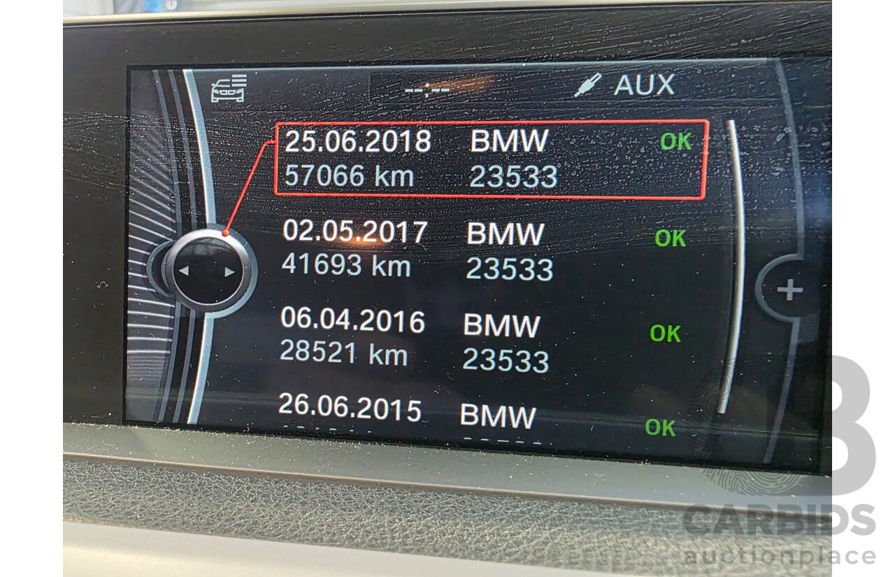 5/2013 BMW 316i (RWD) F30 4d Sedan White 1.6L