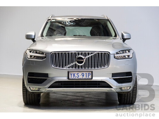 1/2016 Volvo XC90 D5 2.0 Inscription (AWD) 256 MY16 4d Wagon Electric Silver Metallic Turbo Diesel 2.0L