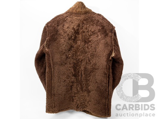 Vintage Genuine Sheepskin Jacket by Richard Marshall Manufacturing Co. Australia