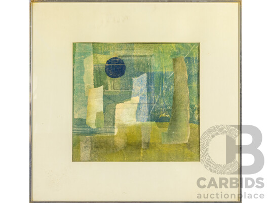 (Possibly) Jenny Watson (20th Century, Australian, 1951-) Carnac I (Framed) & Earth Mother Rock V Original Vintage Screenprints, 73H x 56W cm (largest matboard) (2)