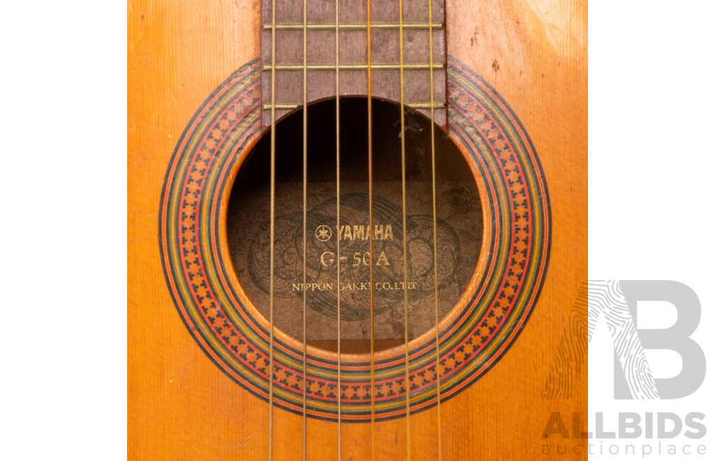 Vintage Yamaha G-50A Six String Acoustic Guitar
