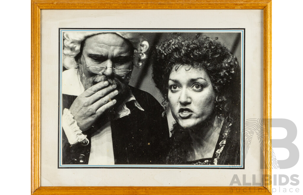 M.J. Weidemann (20th Century, Australian), Mother Courage Theatre Photographic Still, 44H x 54W cm (frame)