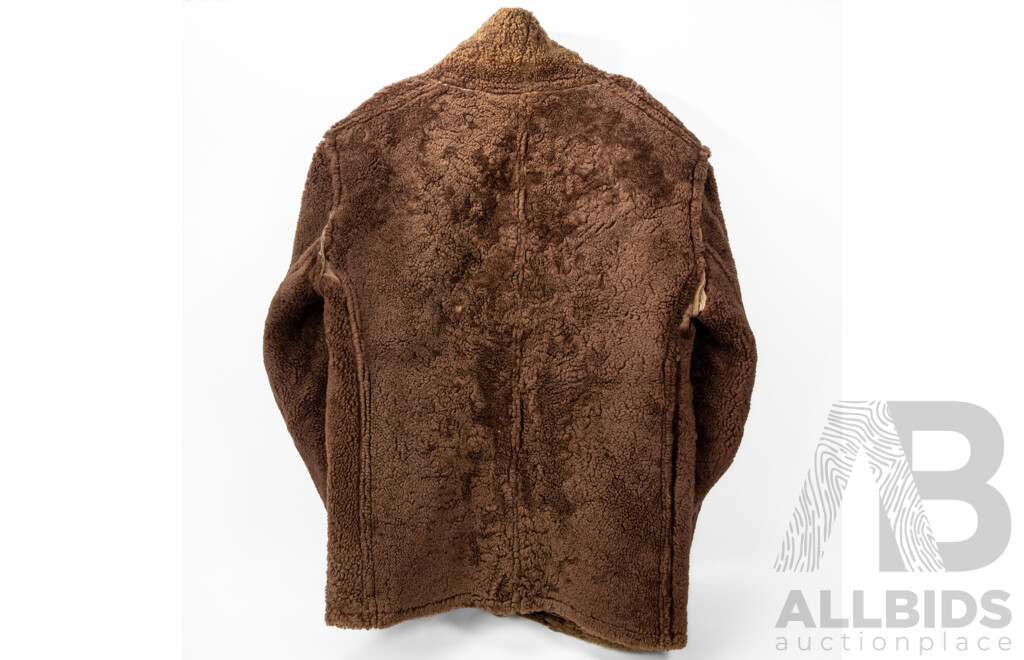 Vintage Genuine Sheepskin Jacket by Richard Marshall Manufacturing Co. Australia