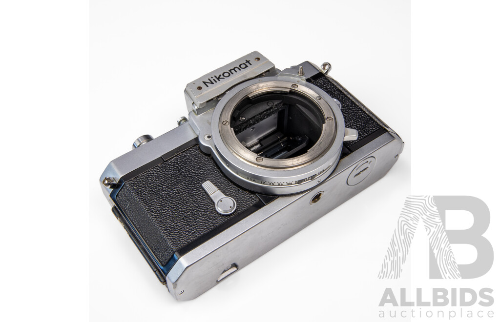 Nikomat FT 35mm Film Camera Kit with Four Nikkor Lenses, Fotima Bag and Accessories