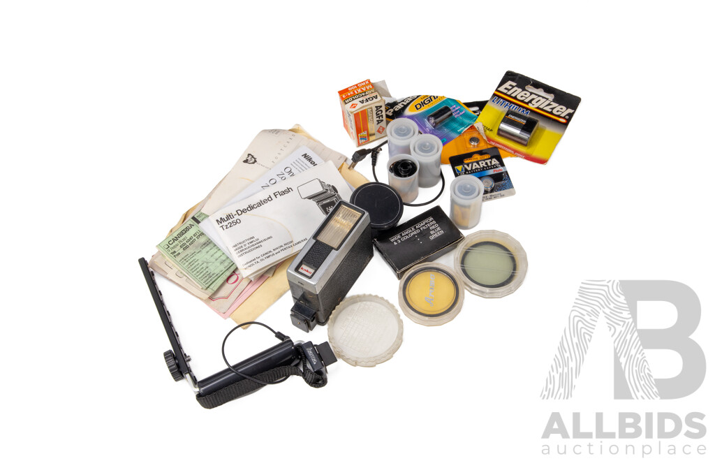 Nikomat FT 35mm Film Camera Kit with Four Nikkor Lenses, Fotima Bag and Accessories