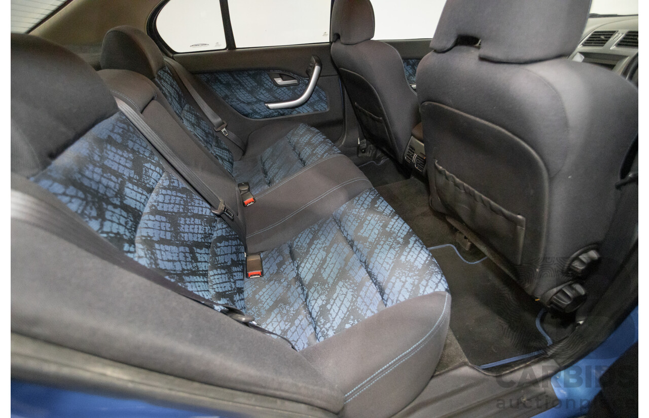 4/2006 Ford Falcon XR6 BF 4d Sedan Shockwave Mica Blue V6 4.0L