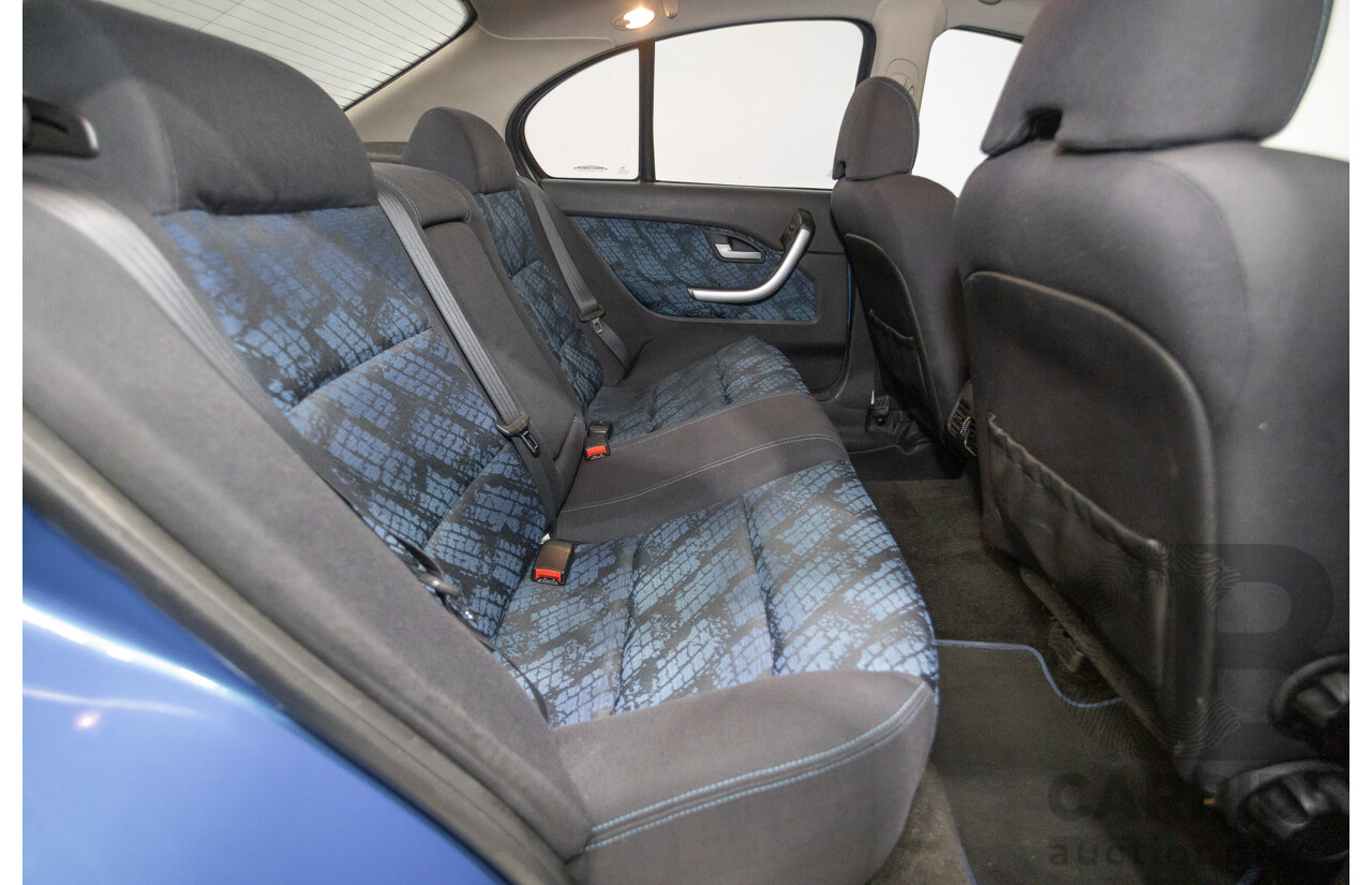4/2006 Ford Falcon XR6 BF 4d Sedan Shockwave Mica Blue V6 4.0L