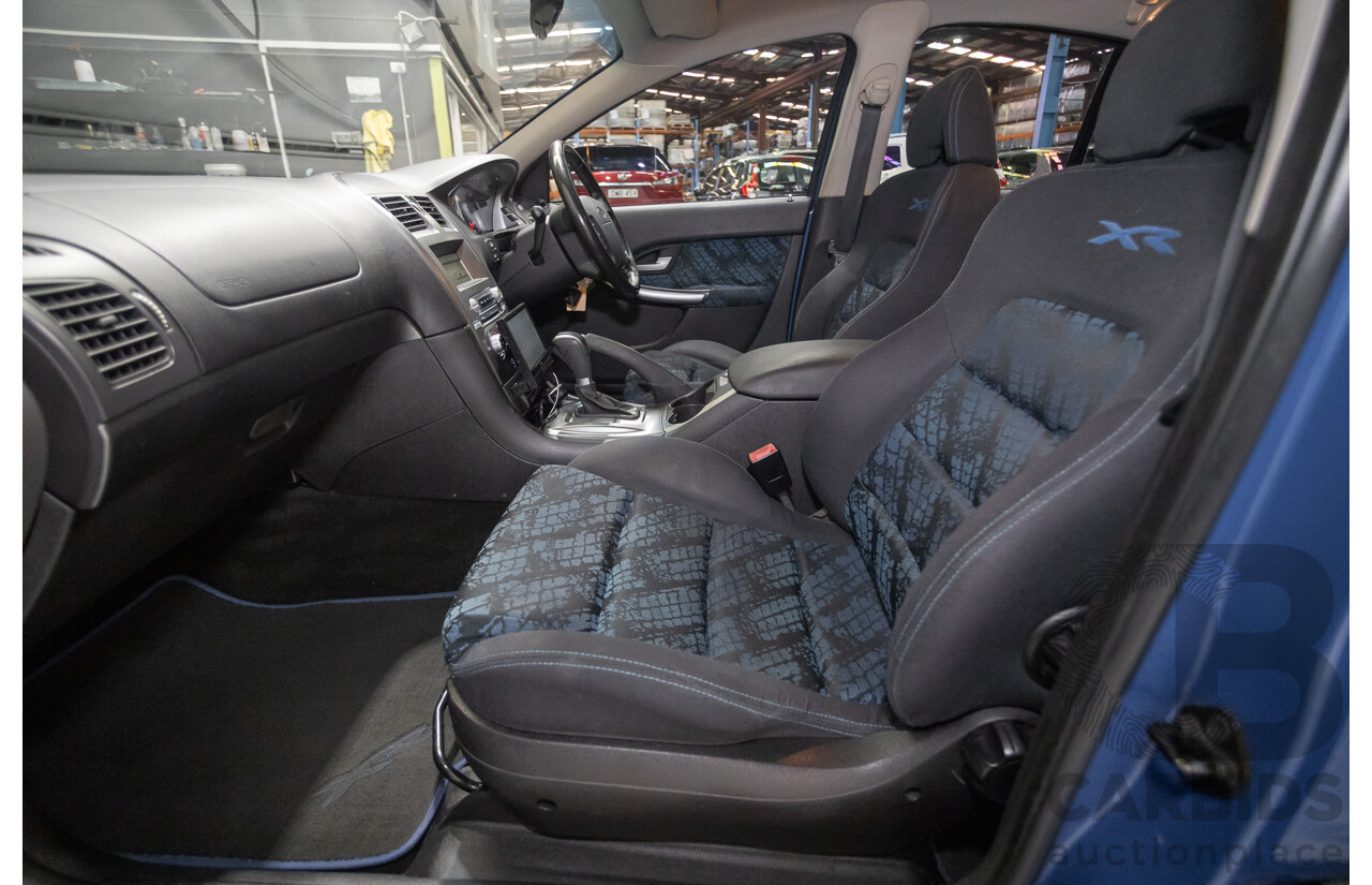4/2006 Ford Falcon XR6 BF 4d Sedan Shockwave Mica Blue V6 4.0L