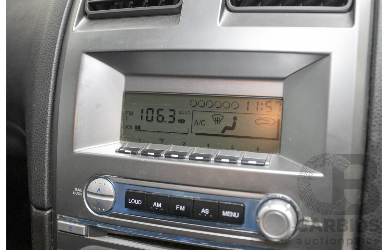 4/2006 Ford Falcon XR6 BF 4d Sedan Shockwave Mica Blue V6 4.0L