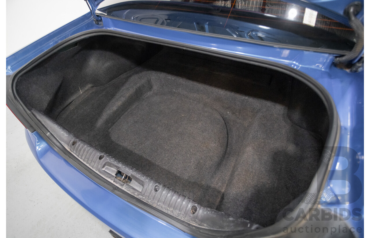 4/2006 Ford Falcon XR6 BF 4d Sedan Shockwave Mica Blue V6 4.0L