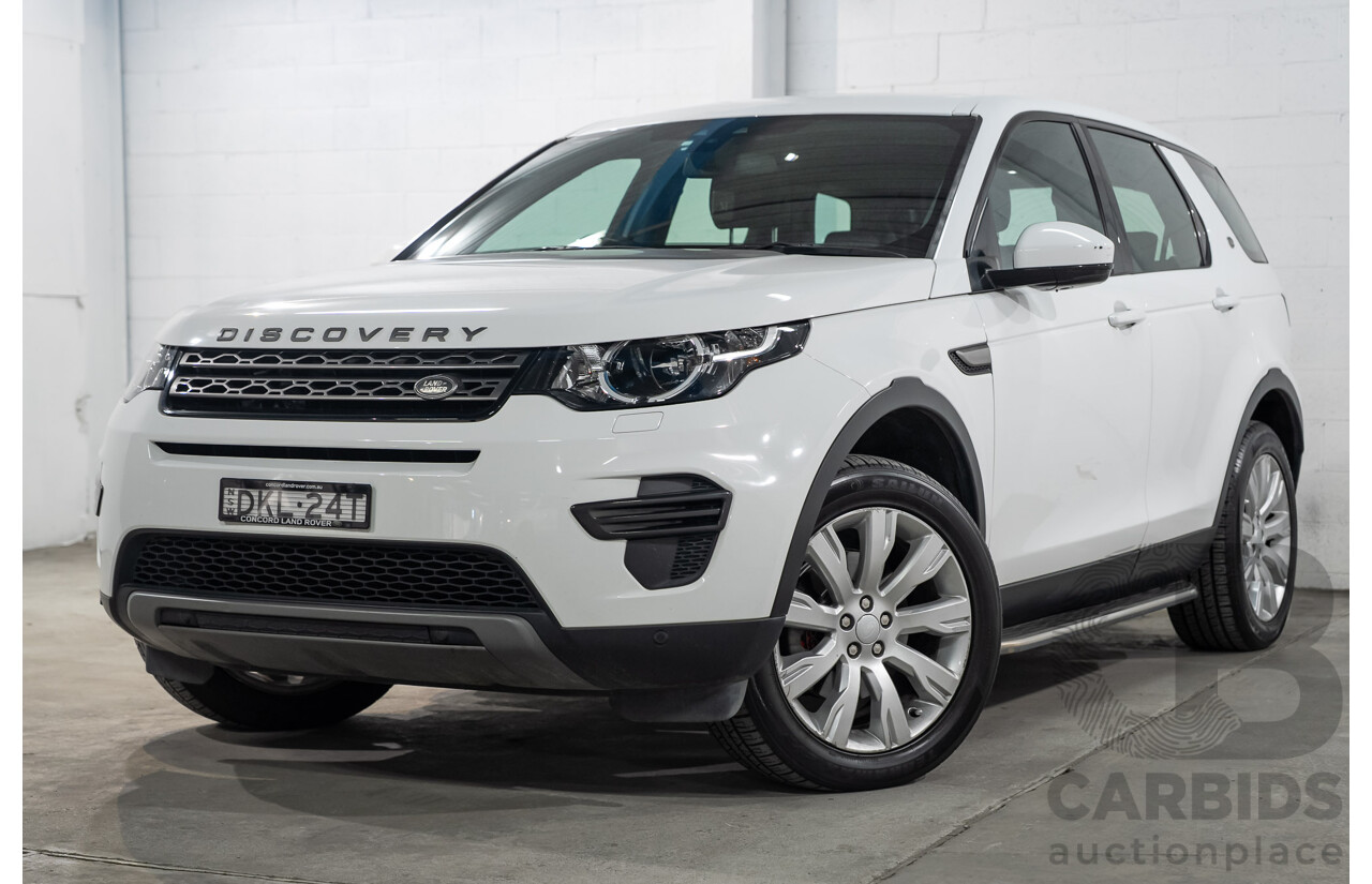 11/2016 Land Rover Discovery Sport TD4 150 SE (AWD) LC MY17 4D Wagon Polaris White Turbo Diesel 2.0L - 7 Seater