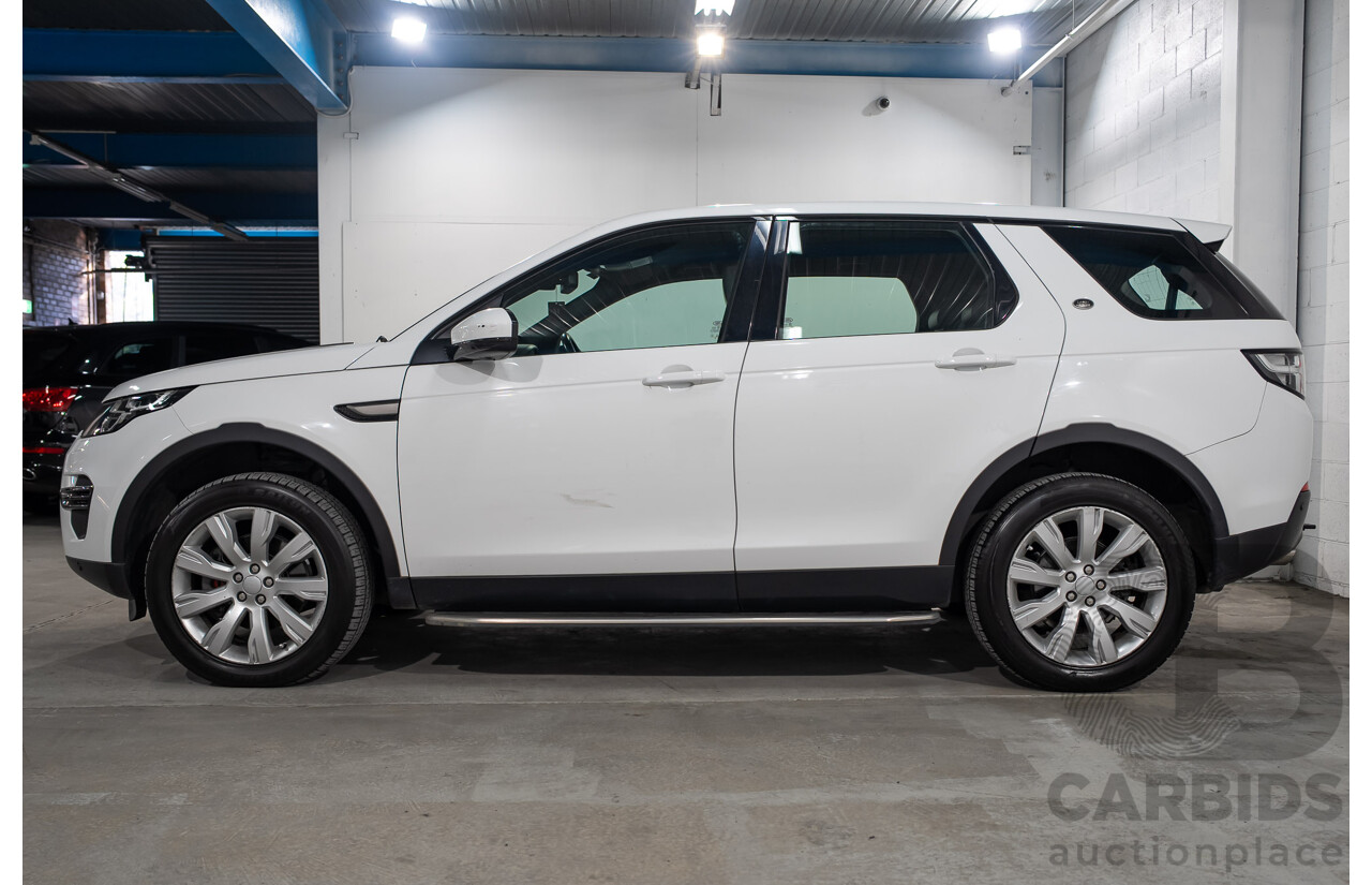 11/2016 Land Rover Discovery Sport TD4 150 SE (AWD) LC MY17 4D Wagon Polaris White Turbo Diesel 2.0L - 7 Seater