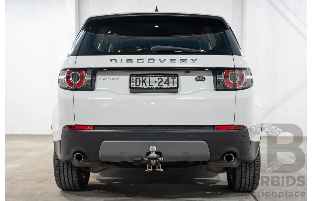 11/2016 Land Rover Discovery Sport TD4 150 SE (AWD) LC MY17 4D Wagon Polaris White Turbo Diesel 2.0L - 7 Seater