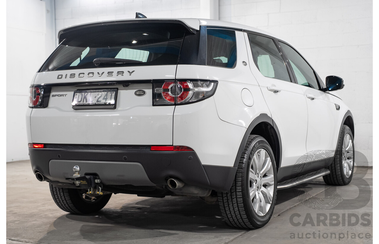 11/2016 Land Rover Discovery Sport TD4 150 SE (AWD) LC MY17 4D Wagon Polaris White Turbo Diesel 2.0L - 7 Seater