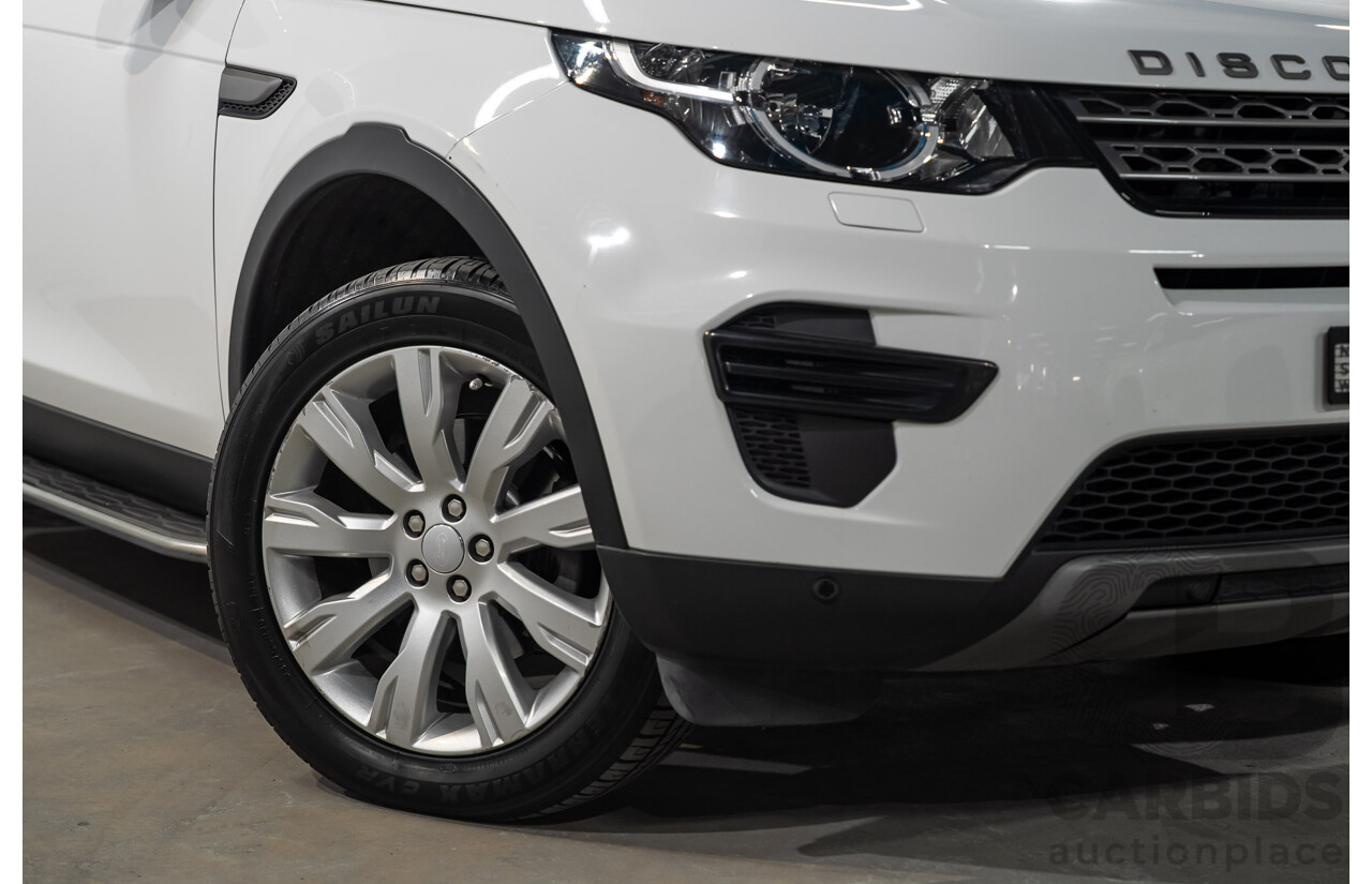 11/2016 Land Rover Discovery Sport TD4 150 SE (AWD) LC MY17 4D Wagon Polaris White Turbo Diesel 2.0L - 7 Seater