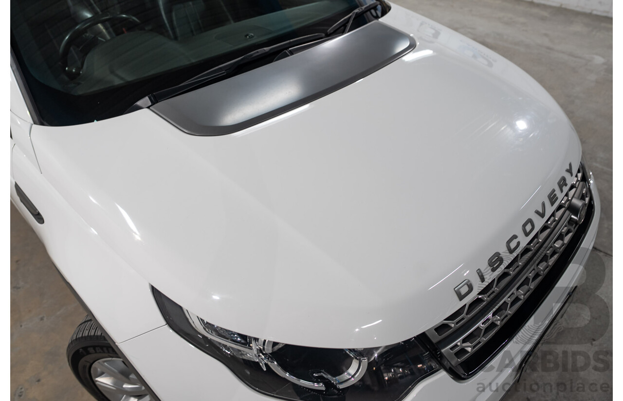 11/2016 Land Rover Discovery Sport TD4 150 SE (AWD) LC MY17 4D Wagon Polaris White Turbo Diesel 2.0L - 7 Seater