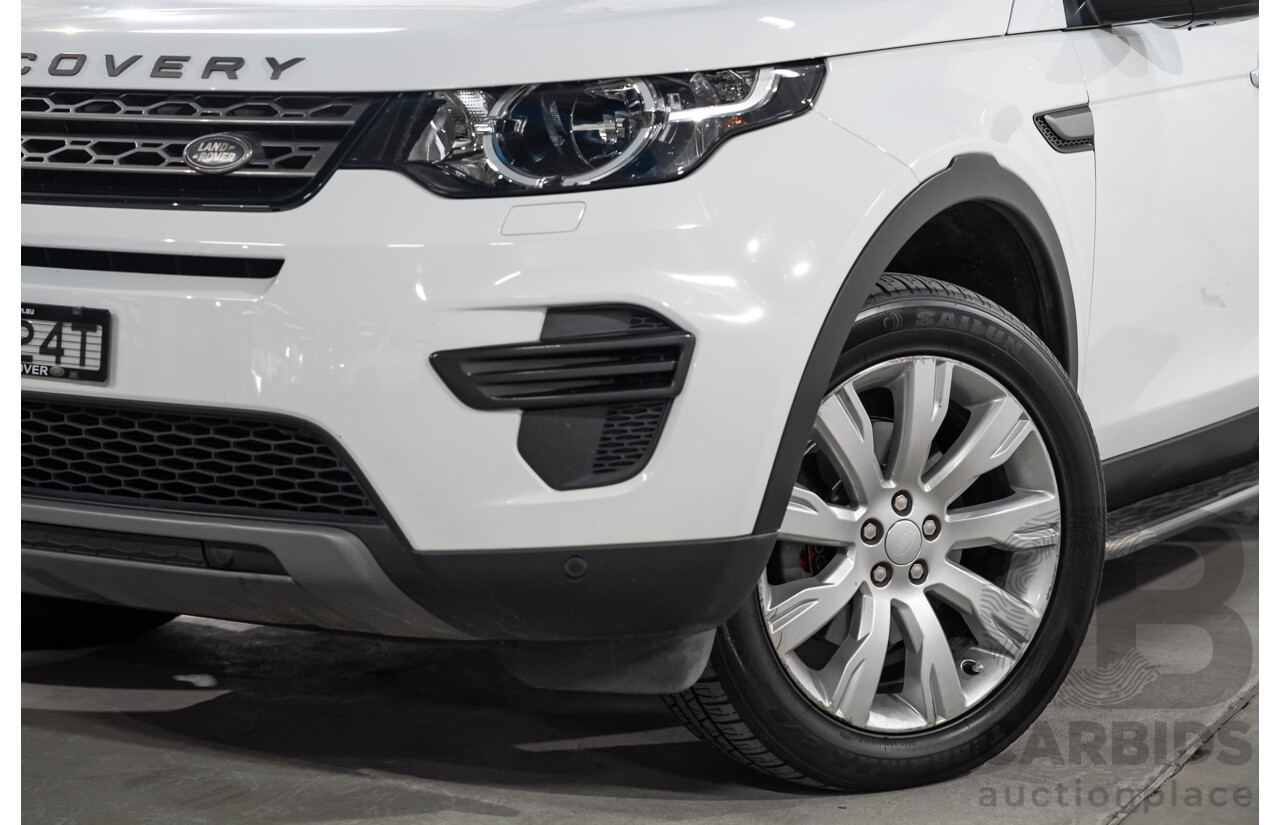 11/2016 Land Rover Discovery Sport TD4 150 SE (AWD) LC MY17 4D Wagon Polaris White Turbo Diesel 2.0L - 7 Seater
