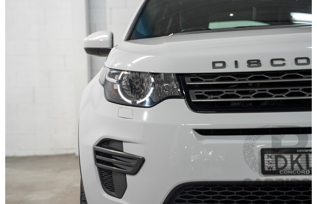 11/2016 Land Rover Discovery Sport TD4 150 SE (AWD) LC MY17 4D Wagon Polaris White Turbo Diesel 2.0L - 7 Seater