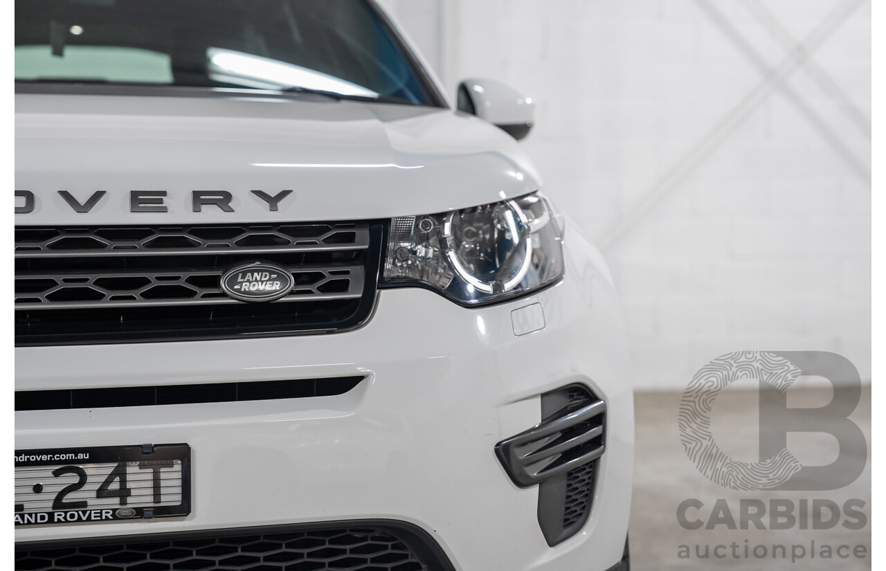 11/2016 Land Rover Discovery Sport TD4 150 SE (AWD) LC MY17 4D Wagon Polaris White Turbo Diesel 2.0L - 7 Seater