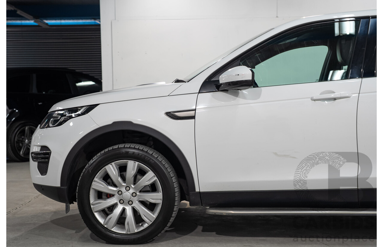11/2016 Land Rover Discovery Sport TD4 150 SE (AWD) LC MY17 4D Wagon Polaris White Turbo Diesel 2.0L - 7 Seater