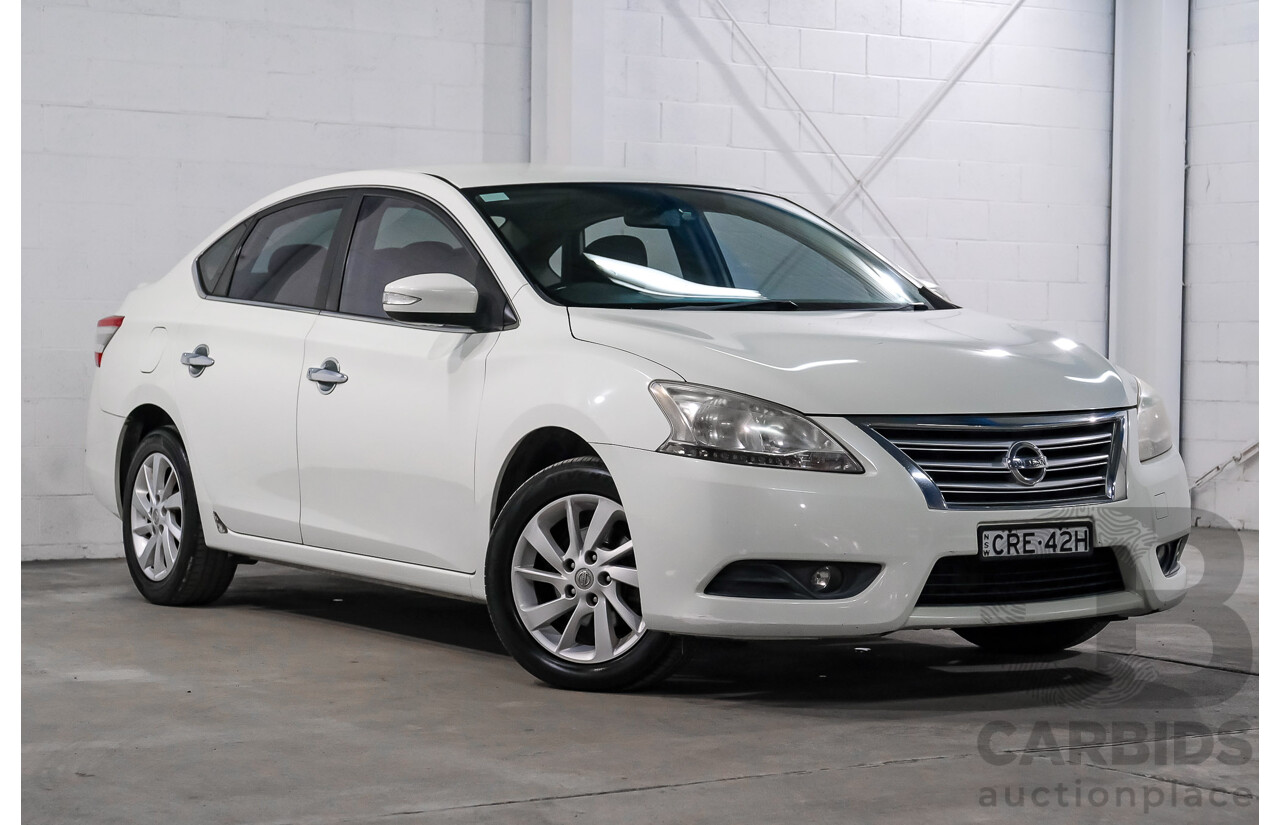 06/2013 Nissan Pulsar ST-L B17 4D Sedan White 1.8L