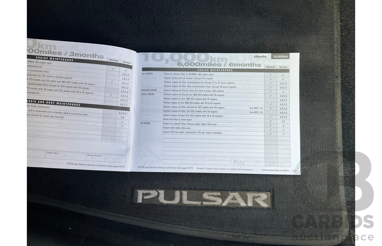 06/2013 Nissan Pulsar ST-L B17 4D Sedan White 1.8L