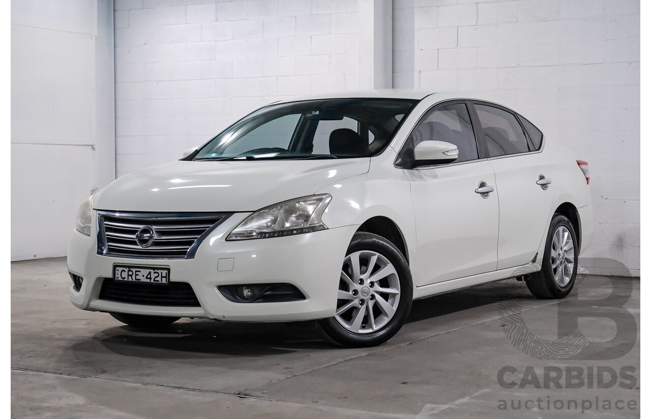 06/2013 Nissan Pulsar ST-L B17 4D Sedan White 1.8L