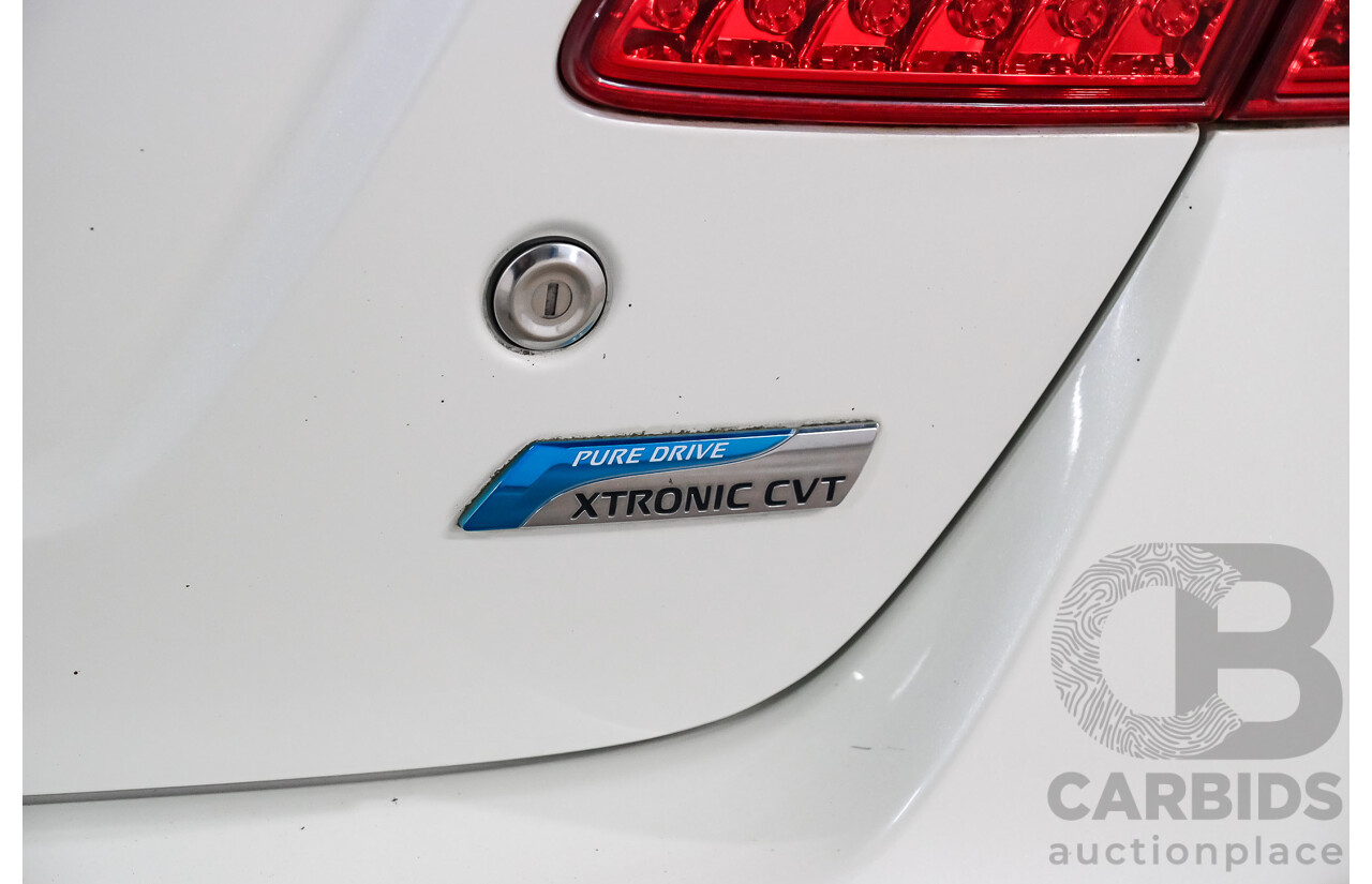 06/2013 Nissan Pulsar ST-L B17 4D Sedan White 1.8L