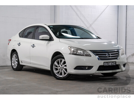 06/2013 Nissan Pulsar ST-L B17 4D Sedan White 1.8L