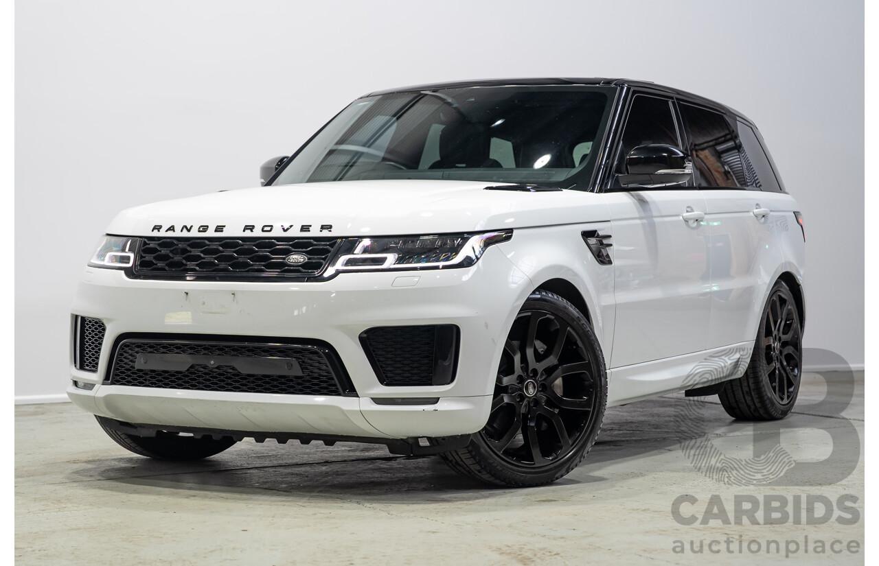 05/2020 Land Rover Range Rover Sport SDV6 HSE 225kW (AWD) L494 MY20.5 4D Wagon Polaris White Turbo Diesel 3.0L