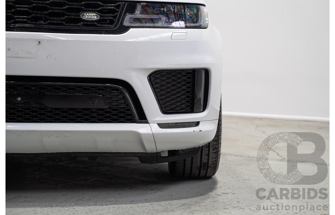 05/2020 Land Rover Range Rover Sport SDV6 HSE 225kW (AWD) L494 MY20.5 4D Wagon Polaris White Turbo Diesel 3.0L