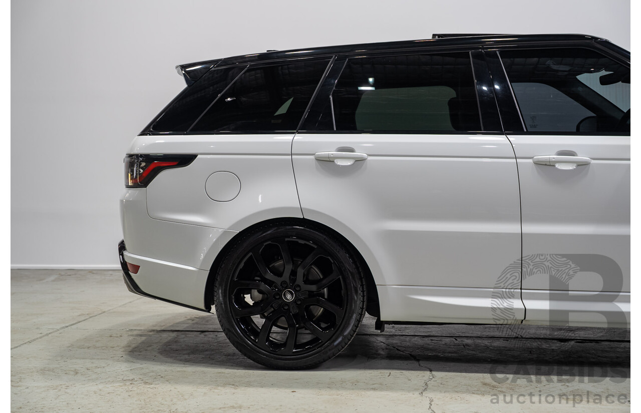 05/2020 Land Rover Range Rover Sport SDV6 HSE 225kW (AWD) L494 MY20.5 4D Wagon Polaris White Turbo Diesel 3.0L