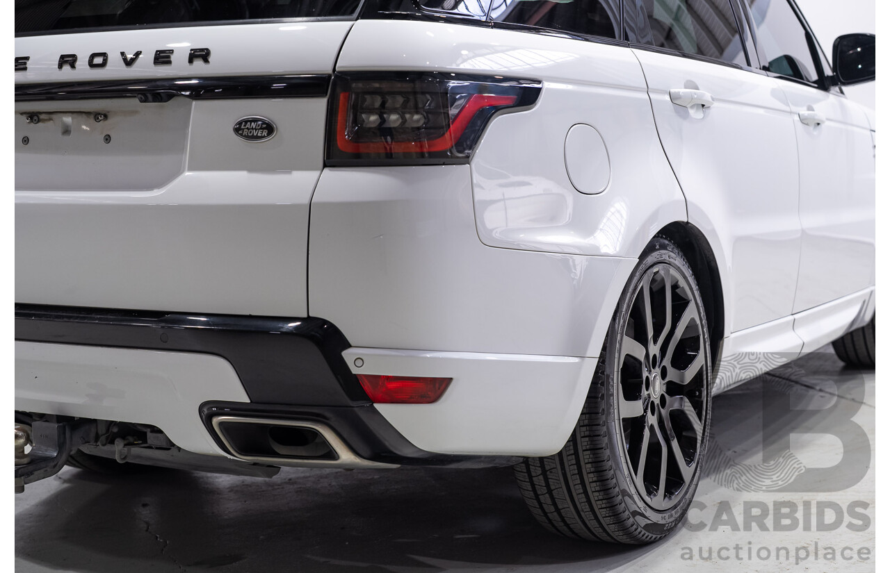 05/2020 Land Rover Range Rover Sport SDV6 HSE 225kW (AWD) L494 MY20.5 4D Wagon Polaris White Turbo Diesel 3.0L