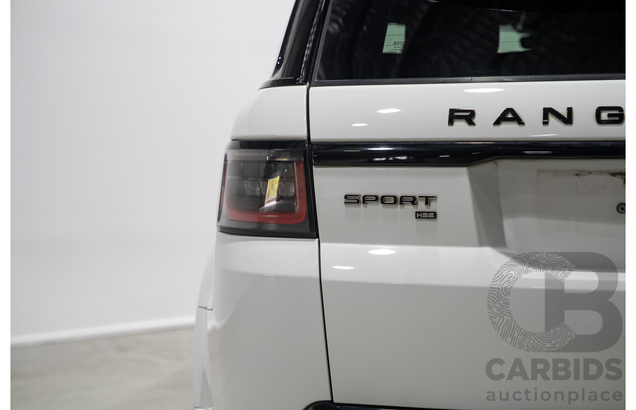 05/2020 Land Rover Range Rover Sport SDV6 HSE 225kW (AWD) L494 MY20.5 4D Wagon Polaris White Turbo Diesel 3.0L