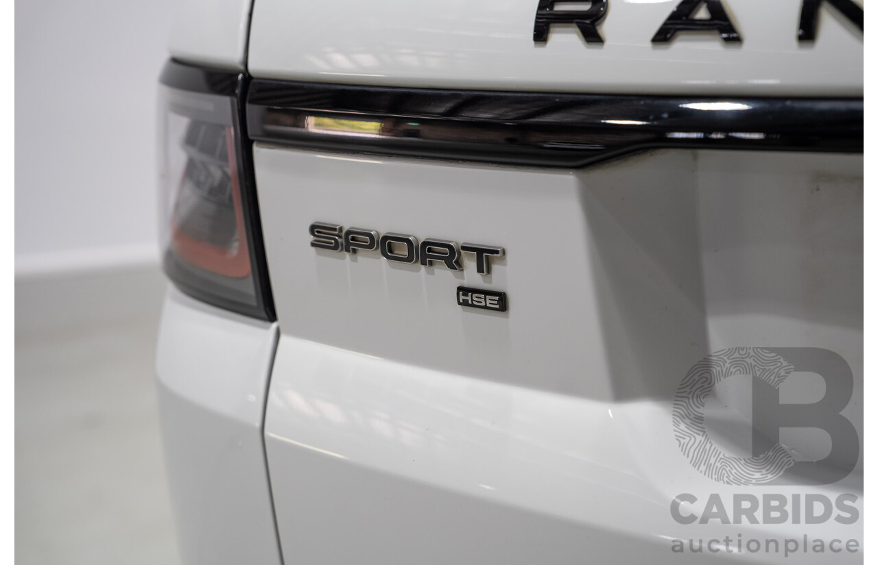 05/2020 Land Rover Range Rover Sport SDV6 HSE 225kW (AWD) L494 MY20.5 4D Wagon Polaris White Turbo Diesel 3.0L
