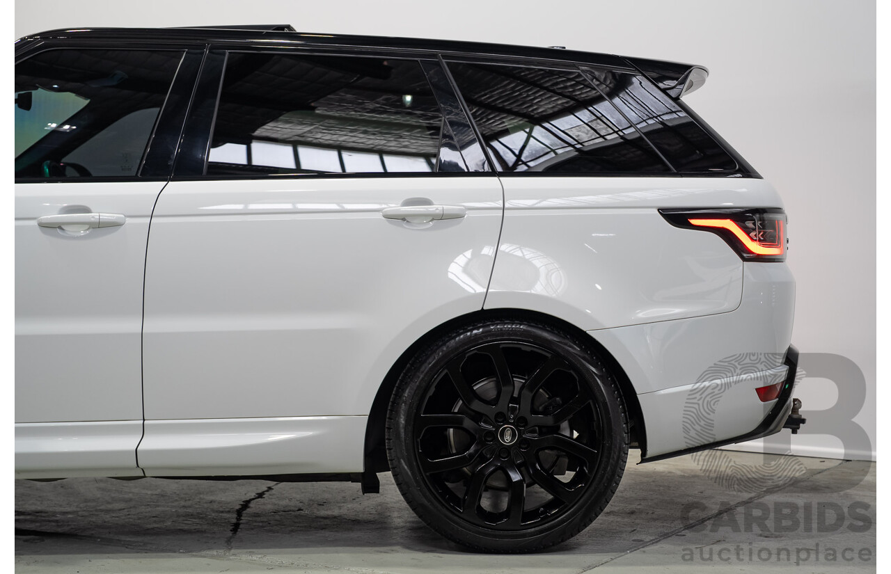 05/2020 Land Rover Range Rover Sport SDV6 HSE 225kW (AWD) L494 MY20.5 4D Wagon Polaris White Turbo Diesel 3.0L