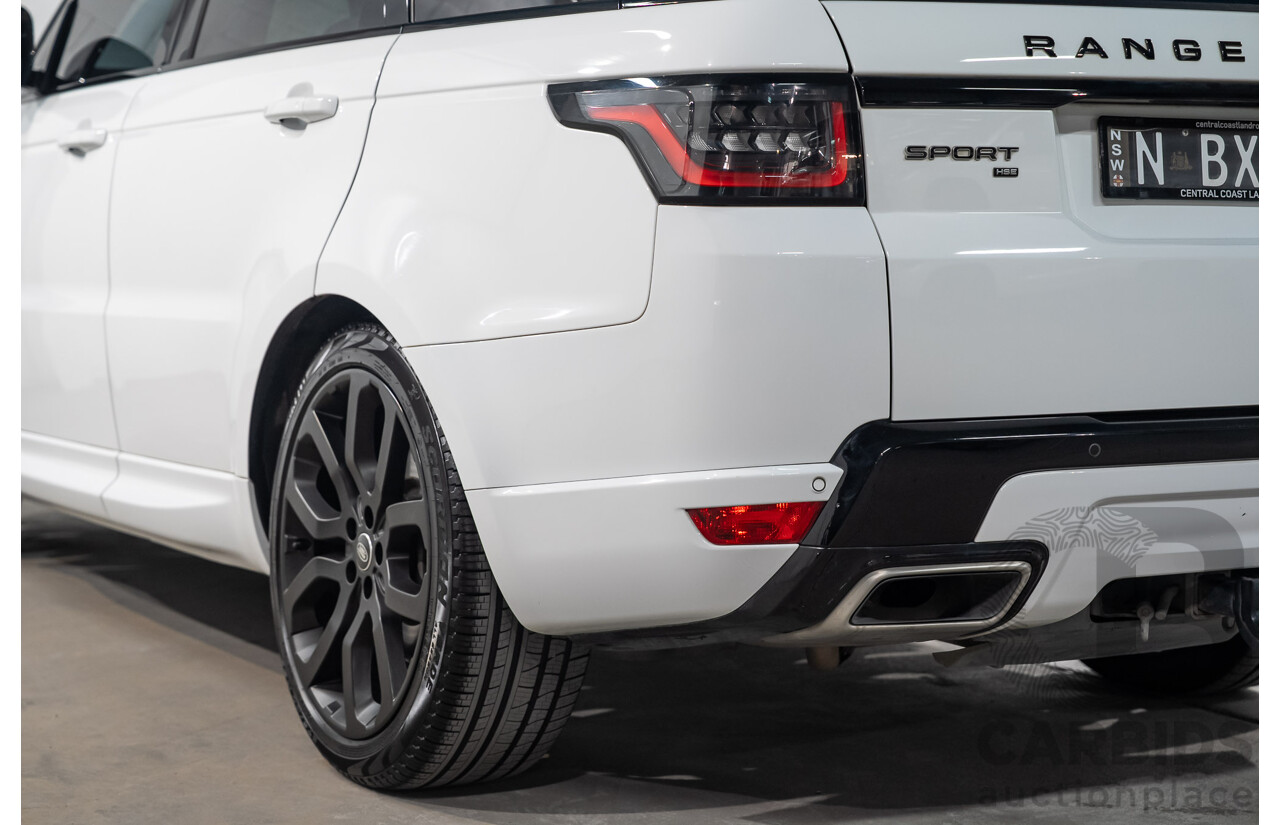 05/2020 Land Rover Range Rover Sport SDV6 HSE 225kW (AWD) L494 MY20.5 4d Wagon Polaris White Turbo Diesel 3.0L