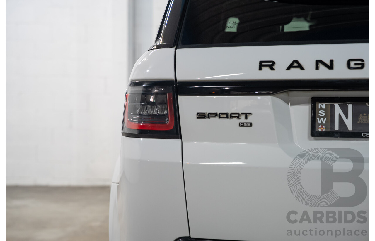 05/2020 Land Rover Range Rover Sport SDV6 HSE 225kW (AWD) L494 MY20.5 4d Wagon Polaris White Turbo Diesel 3.0L
