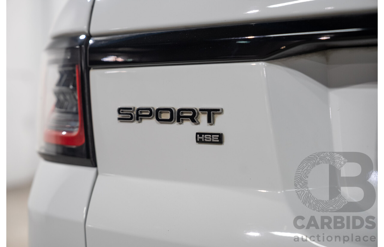 05/2020 Land Rover Range Rover Sport SDV6 HSE 225kW (AWD) L494 MY20.5 4d Wagon Polaris White Turbo Diesel 3.0L