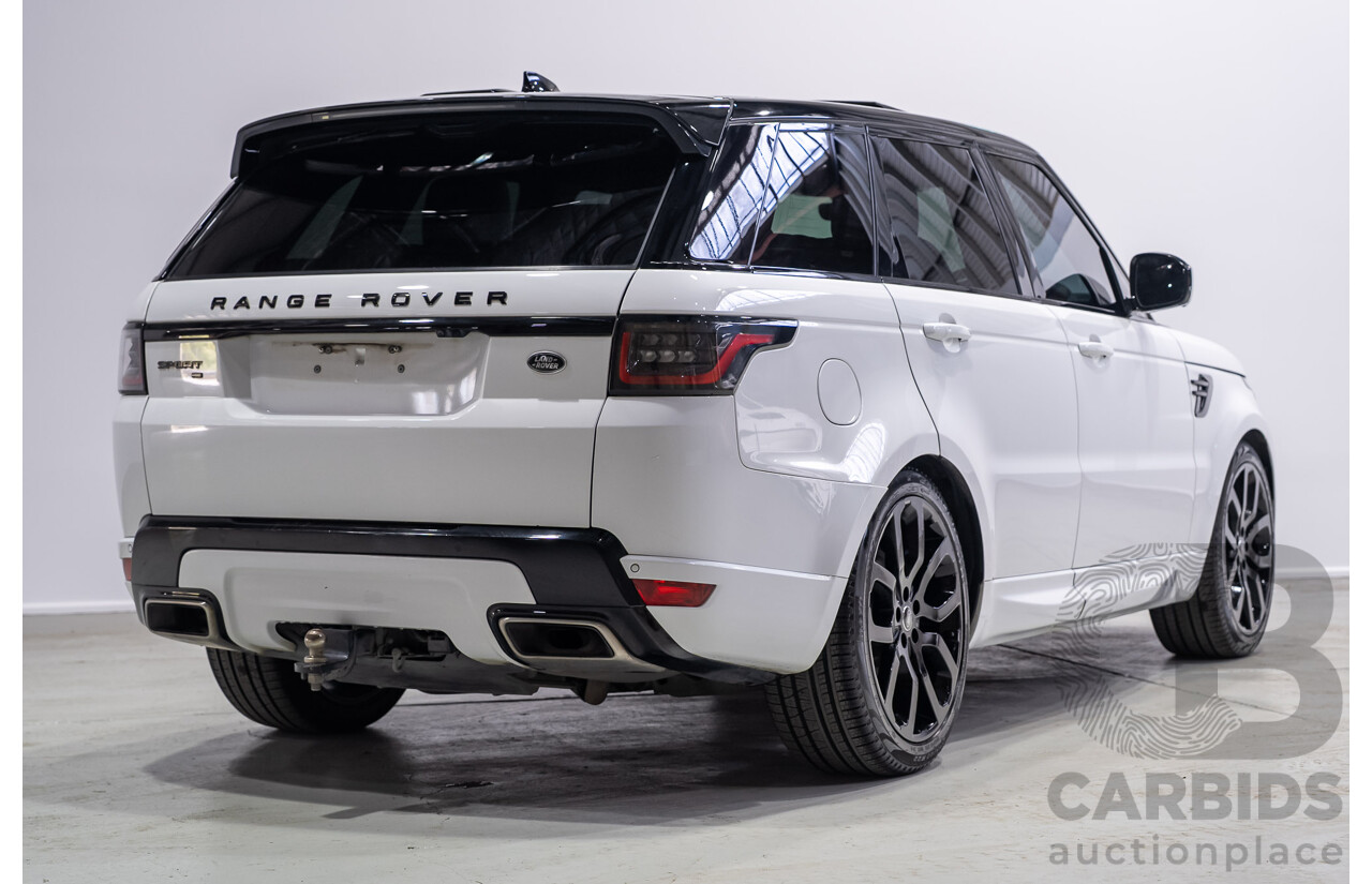 05/2020 Land Rover Range Rover Sport SDV6 HSE 225kW (AWD) L494 MY20.5 4d Wagon Polaris White Turbo Diesel 3.0L
